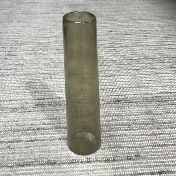 Terrain Glass Tall Vase Green Grey New - Picture 2 of 6
